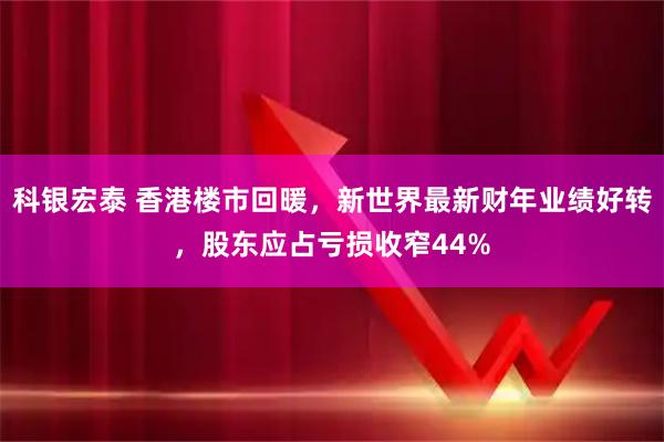 科银宏泰 香港楼市回暖，新世界最新财年业绩好转，股东应占亏损收窄44%