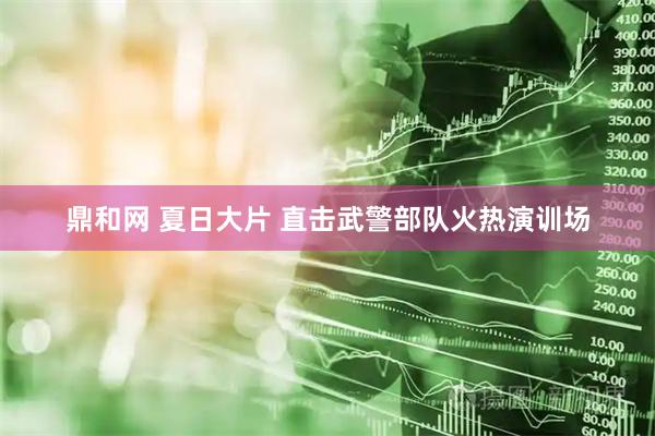 鼎和网 夏日大片 直击武警部队火热演训场