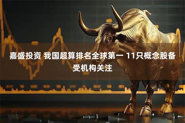 嘉盛投资 我国超算排名全球第一 11只概念股备受机构关注